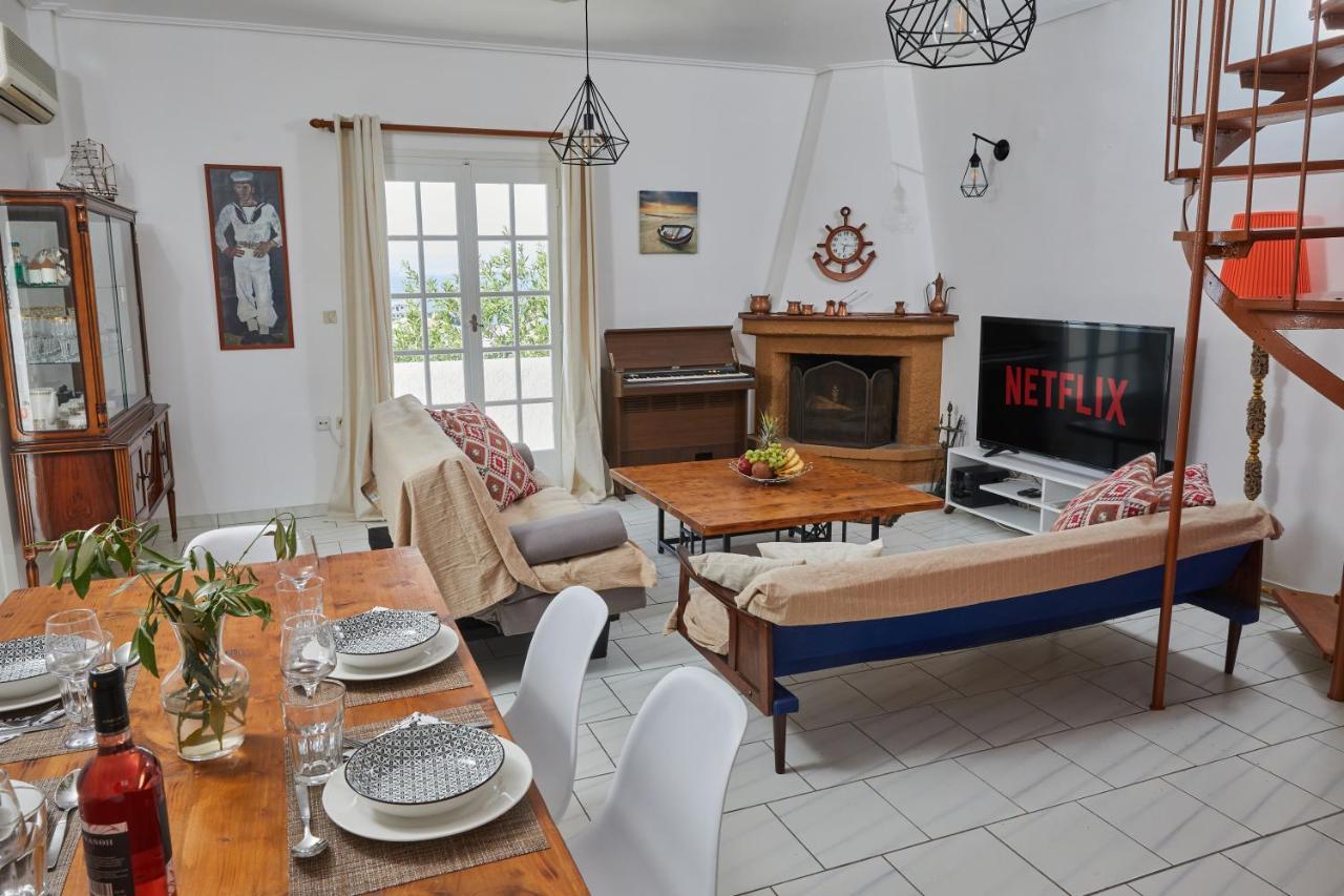 180° View To Sea Villa Vathi  Exterior photo